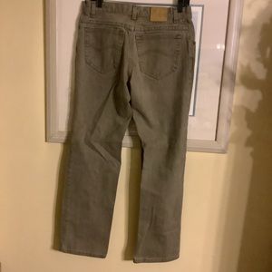 Mens Lee Jeans Army Green size 31 x 30